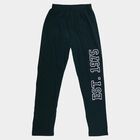 Boys' Dark Green Regular Fit Space Printed Pyjama, Dark Green, small