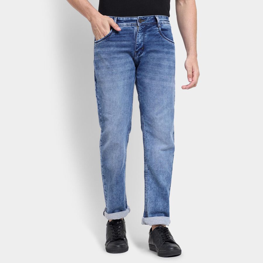Men's Jeans , Mid Blue, large image number null