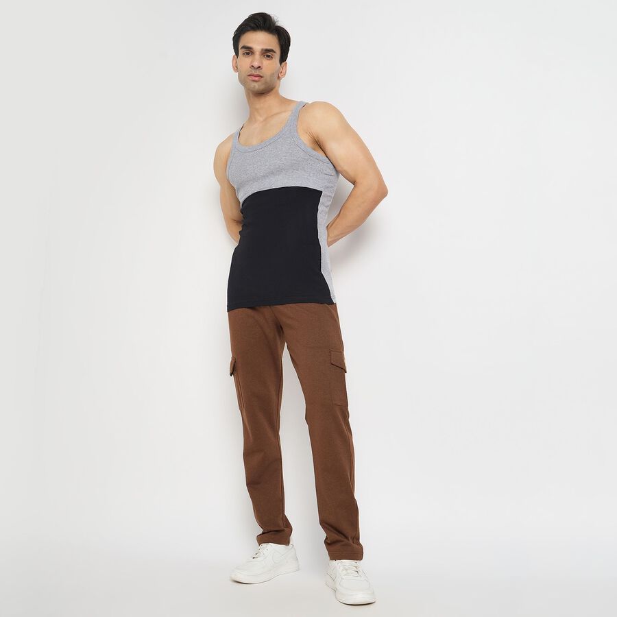Men's Gym T-Shirt, मिश्रित हल्का ग्रे, large image number null
