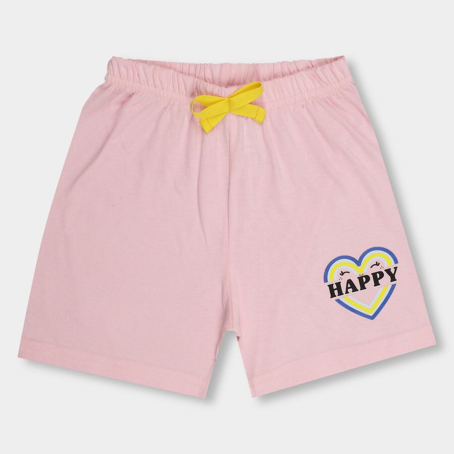 Girls' Shorts, Light Pink, large