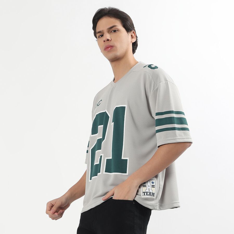 Men's Drifit T-Shirt, Light Grey, large