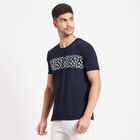 Round Neck T-Shirt, Navy Blue, small image number null