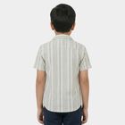 Boys Off-White Cotton Classic Casual Shirt, ऑफ व्हाइट, small