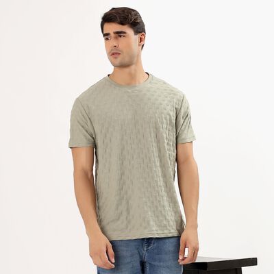 Men's Round Neck Half Sleeves T-Shirt