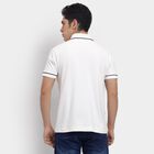 Men's Collared Half Sleeves T-Shirt , सफ़ेद, small image number null