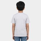 Boys Light Blue Crew Neck Regular Boys T-Shirt, हल्का नीला, small