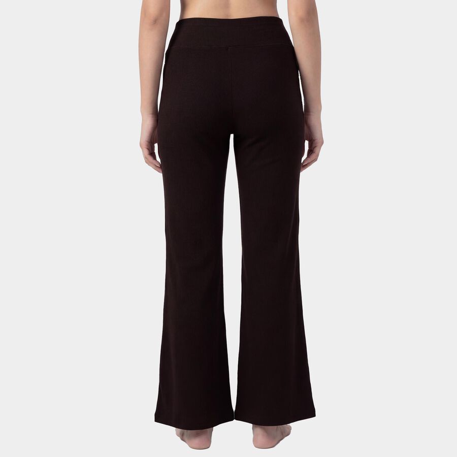 Women's Brown Regular Fit Solid Pyjama, Brown, large