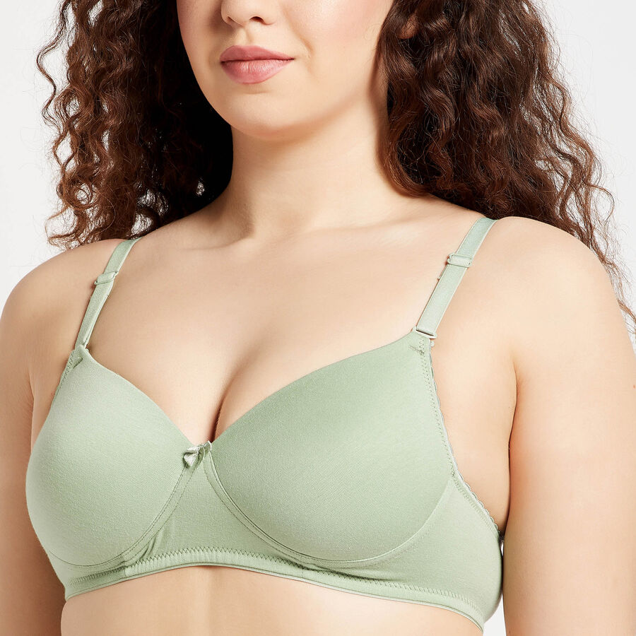 Solid Bra, Olive, large image number null