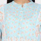 Ladies' Kurta , हल्का नीला, small image number null