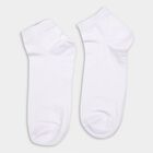 Men's Socks (Pack of 3), सफ़ेद, small