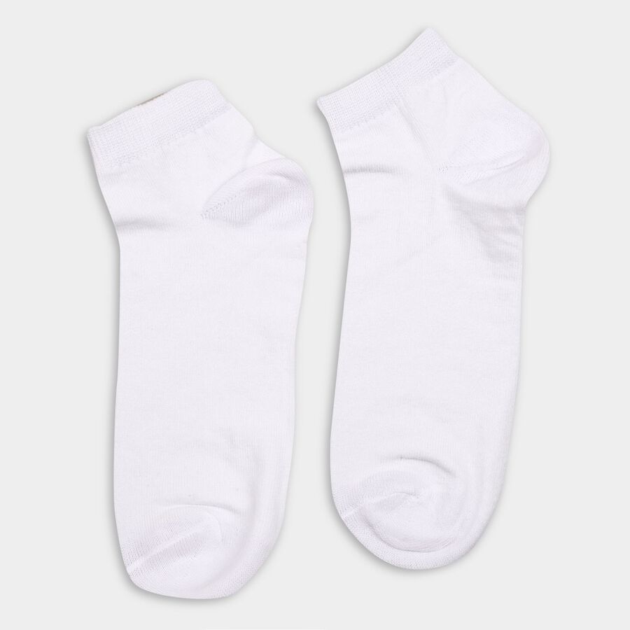 Men's Socks (Pack of 3), सफ़ेद, large
