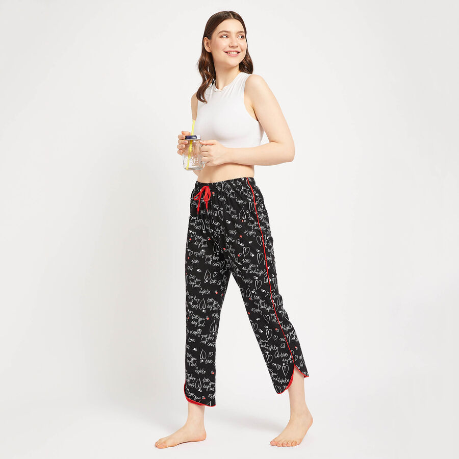 All Over Print Pyjama, काला, large image number null