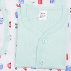 Infants' Cotton Gift Set 5 Pc&nbsp;Gift&nbsp;Set&nbsp;(Top, Shorts, Sheet, Cap, Bib), Light Green, small image number null