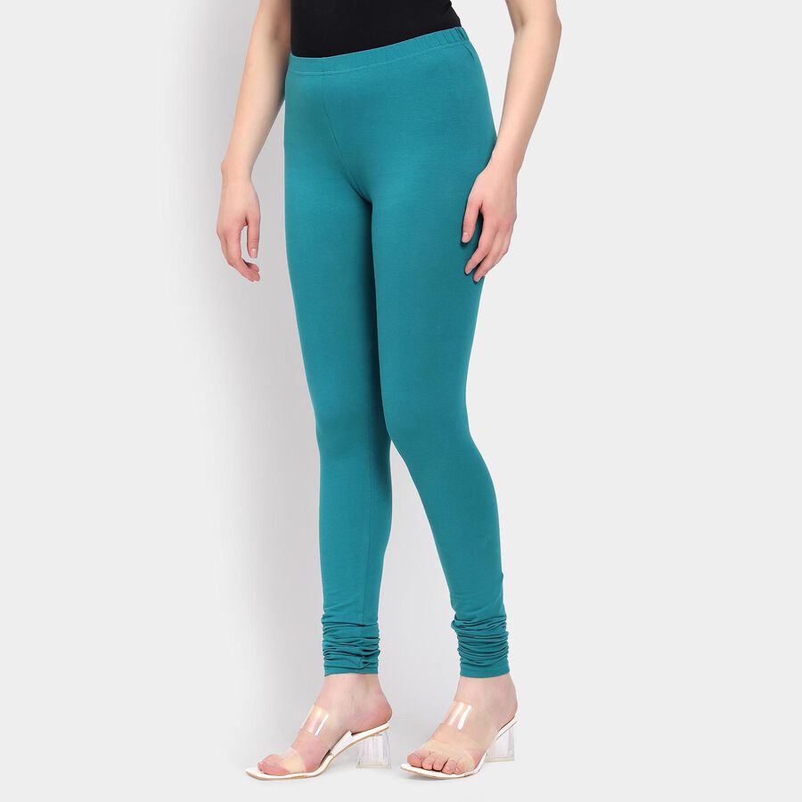 Ladies' Churidar, गहरा हरा, large image number null