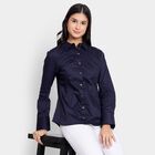 Ladies' Shirt, Navy Blue, small image number null