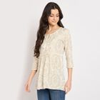 Ladies' Kurti , ऑफ व्हाइट, small image number null