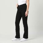 Women's Black Bootcut Fit Jeans, Black, small