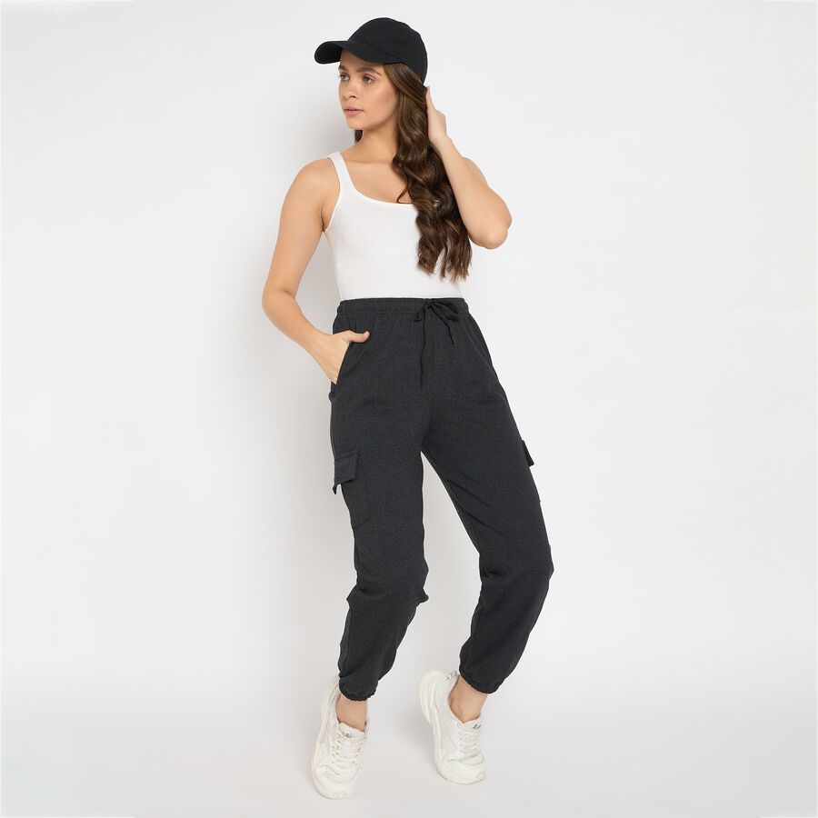 Ladies' Track Pants, Charcoal, large image number null