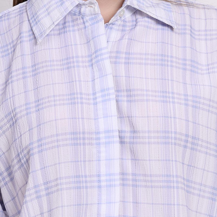 Ladies' Shirt , बैंगनी, large image number null