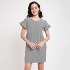 Stripes Dress, नेवी ब्लू, small image number null