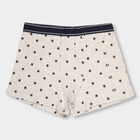 Boys' Light Beige Regular Fit Star Print Briefs, मिश्रित हल्का ग्रे, small image number null