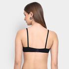 Ladies' 100% Cotton Bra , Black, small image number null