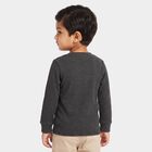 Boys Charcoal Long Sleeve Thermal, Charcoal, small