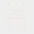 Boys Round Neck T-Shirt, White, small image number null
