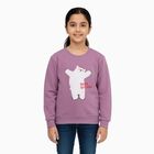Girls' Sweatshirt, Lilac, small image number null
