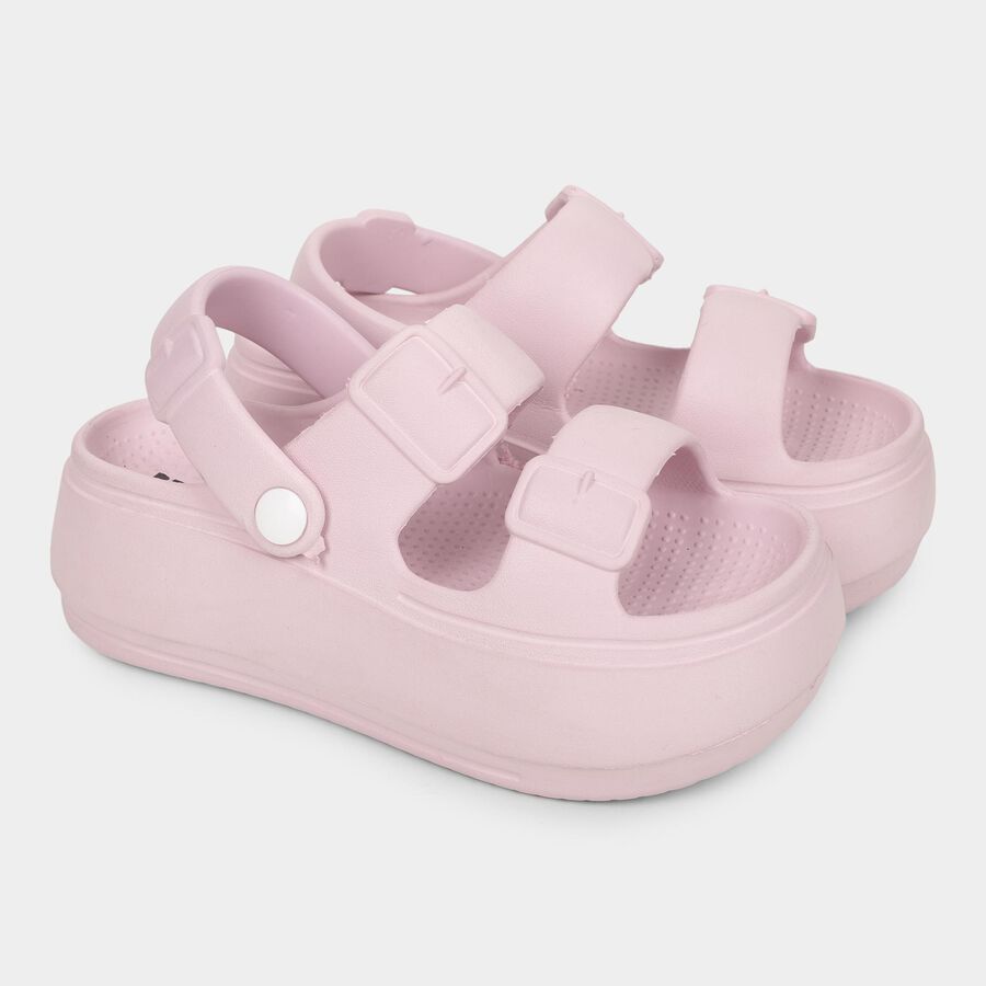 Women's Soft Pastel Pink Mule Slippers, Lilac, large