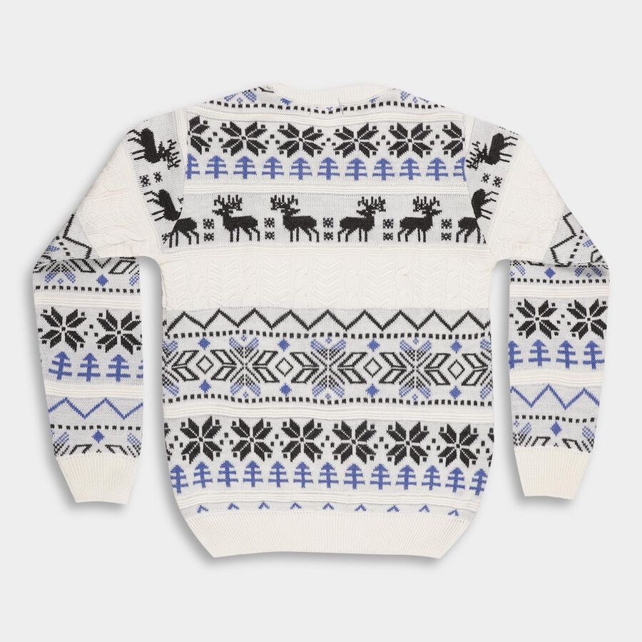 Boys' Pullover, ऑफ व्हाइट, large image number null