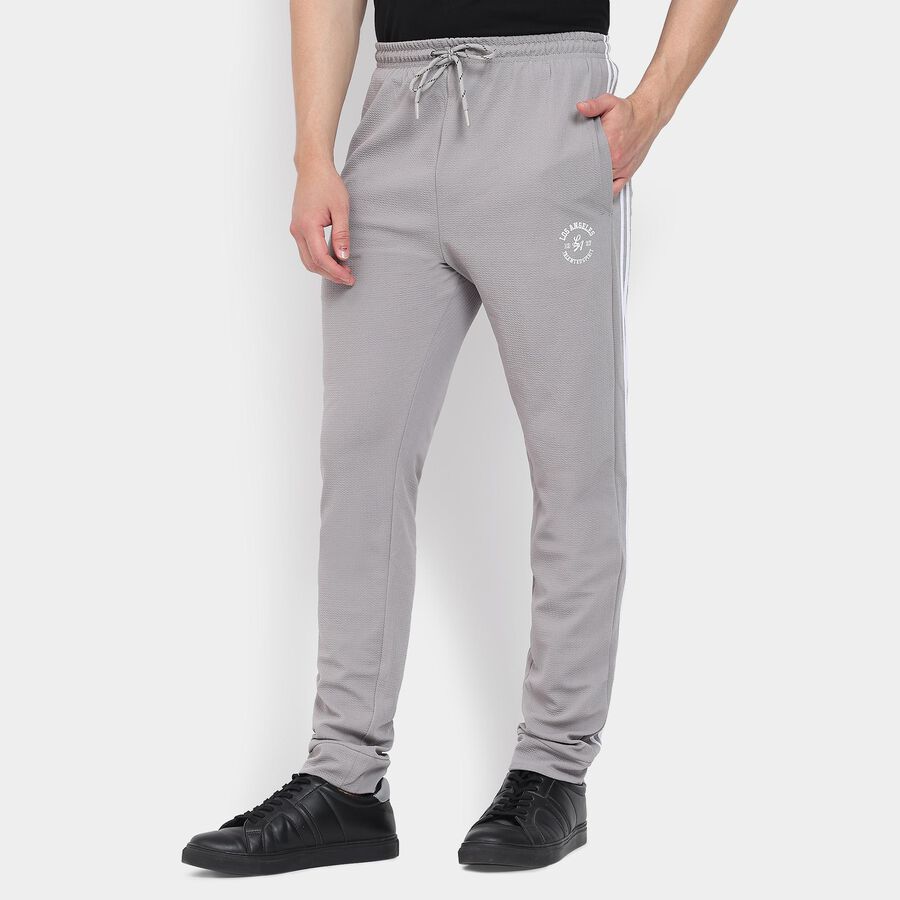 Men's Track Pants, गहरा ग्रे, large
