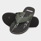 Men's Muted Olive Green Flip Flops, Olive, small