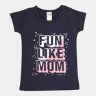 Printed T-Shirt, Navy Blue, small image number null