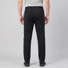 Men's Navy Blue Regular Fit Side-Striped Track Pants, Navy Blue, small