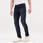Men's Dark Indigo Slim Fit Jeans, गहरा नीला, small image number null