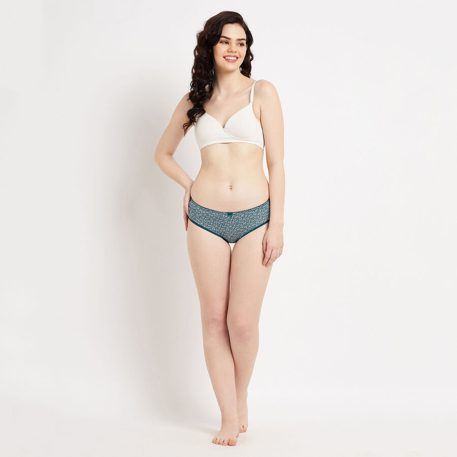 Printed Panty, White, large image number null
