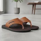 Men's Sandal, भूरा, small