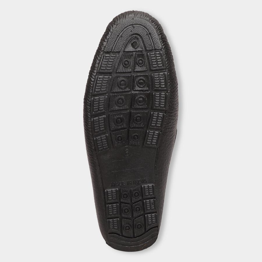 Men's Slip-On Casual Shoes, काला, large image number null