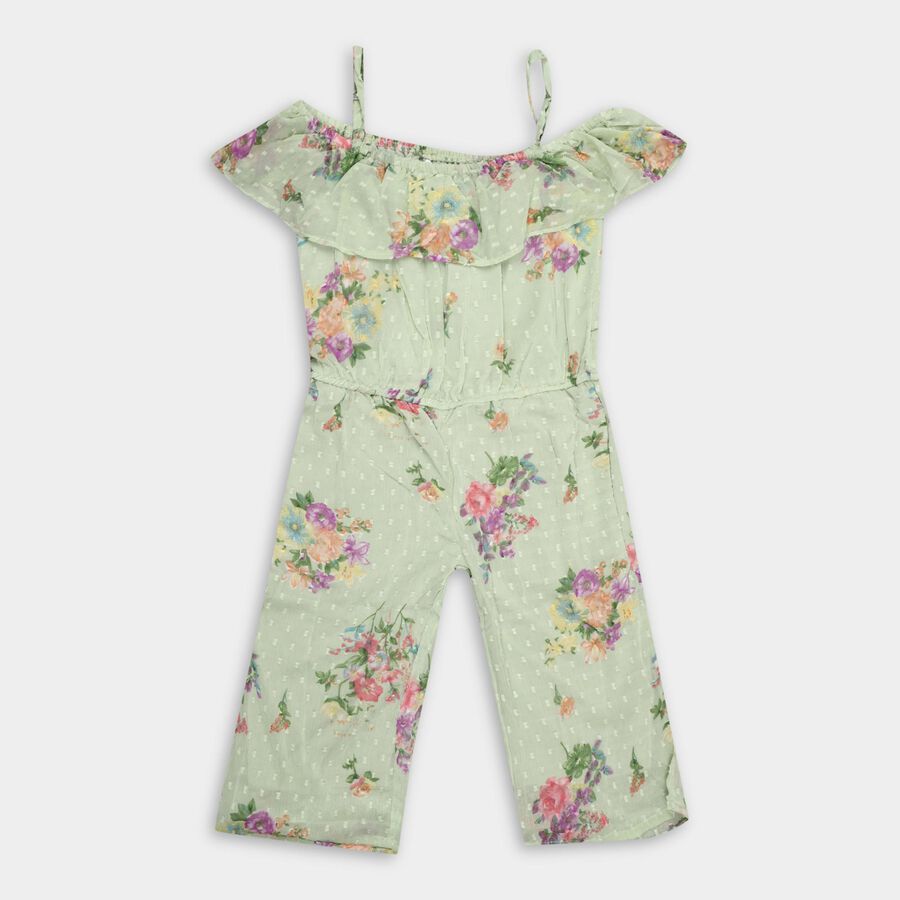 Girls' Jump Suit , Light Green, large image number null