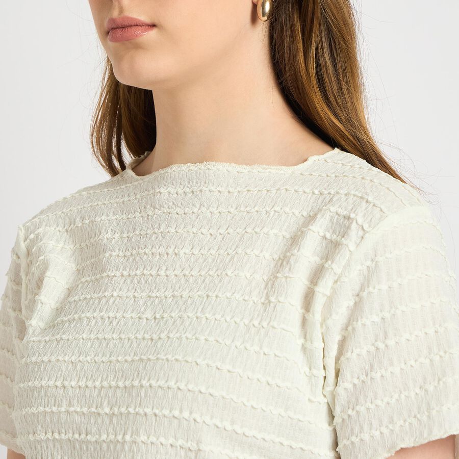 Ladies' Top , Off White, large