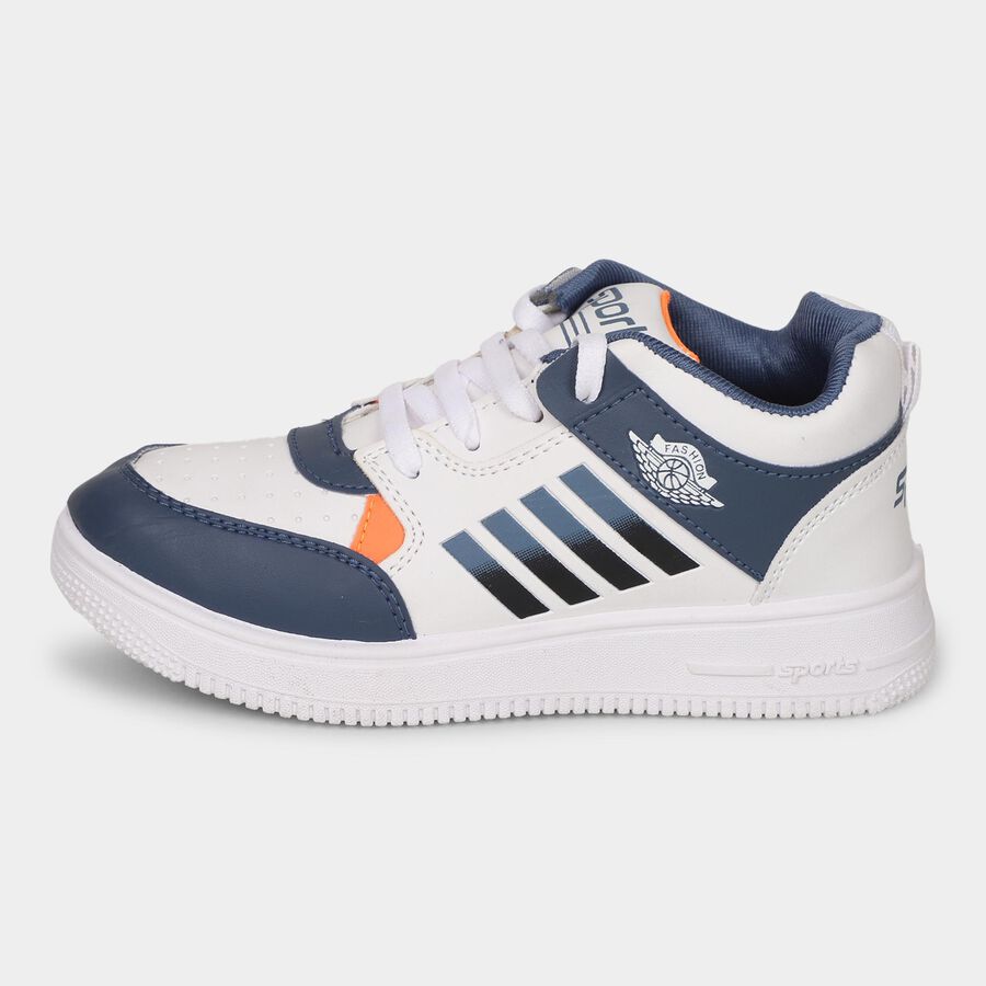 Boys' Sports Shoes, सफ़ेद, large image number null