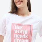 Women's White Round Neck Casual T-Shirt, सफ़ेद, small