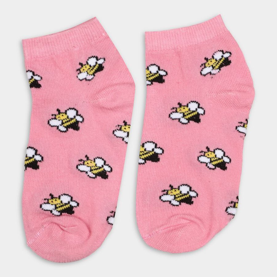 Girl's Socks (Pack of 2), Pink, large image number null
