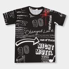 Boys' 100% Cotton Half Sleeves T-Shirt , Black, small image number null