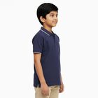 Boys' Half Sleeves T-Shirt, Mid Blue, small image number null