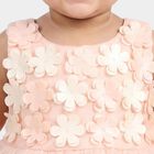 Infants' Light Pink Embellished Fit and Flare Frock, हल्का गुलाबी, small