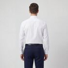 Men's White Cotton Spread Collar Formal Shirt, सफ़ेद, small