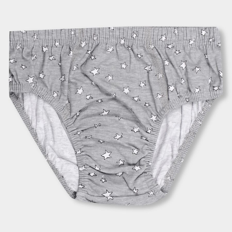 Boys' 100% Cotton V-Cut Briefs, Navy Blue, large image number null