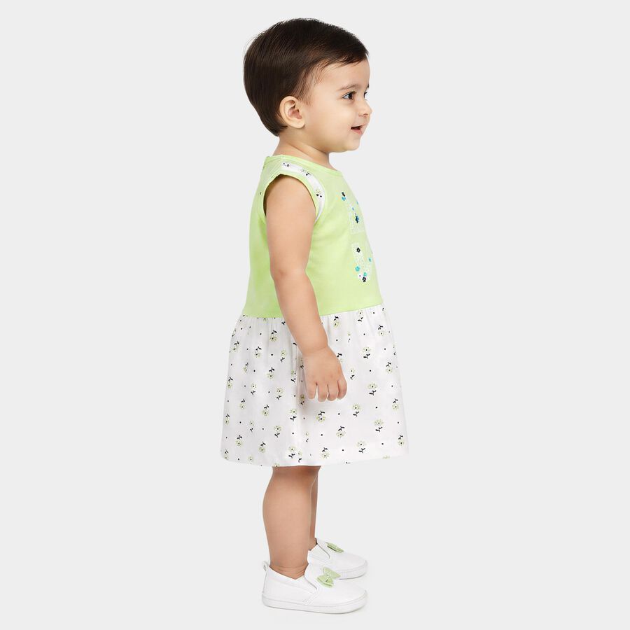 Infants' Frock, Light Green, large